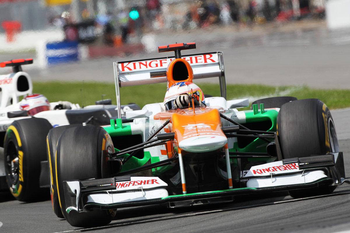 Paul di Resta and Kamui Kobayashi
