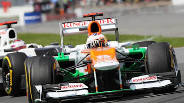 Paul di Resta and Kamui Kobayashi