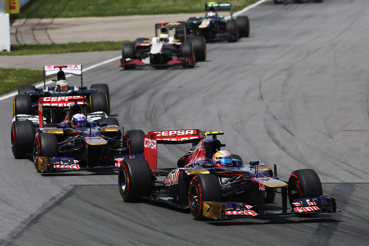 Jean-Eric Vergne and Daniel Ricciardo