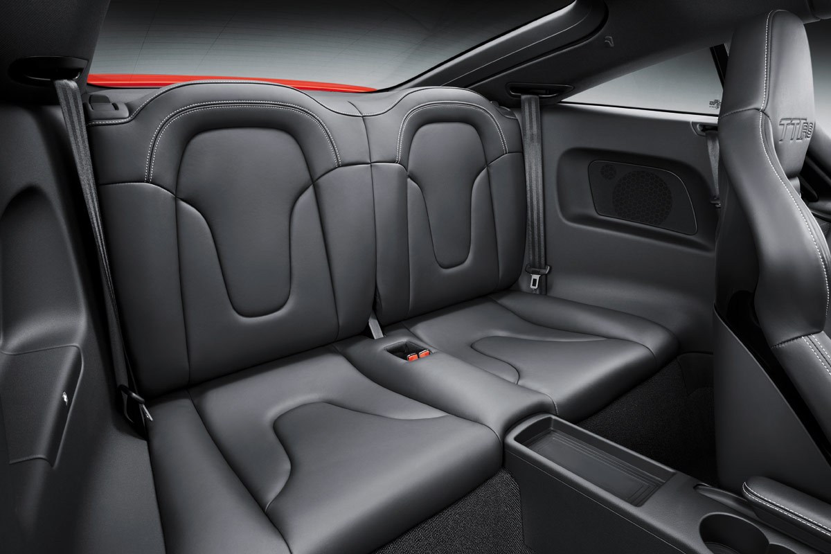 Audi TT RS Plus Roadster rear seats