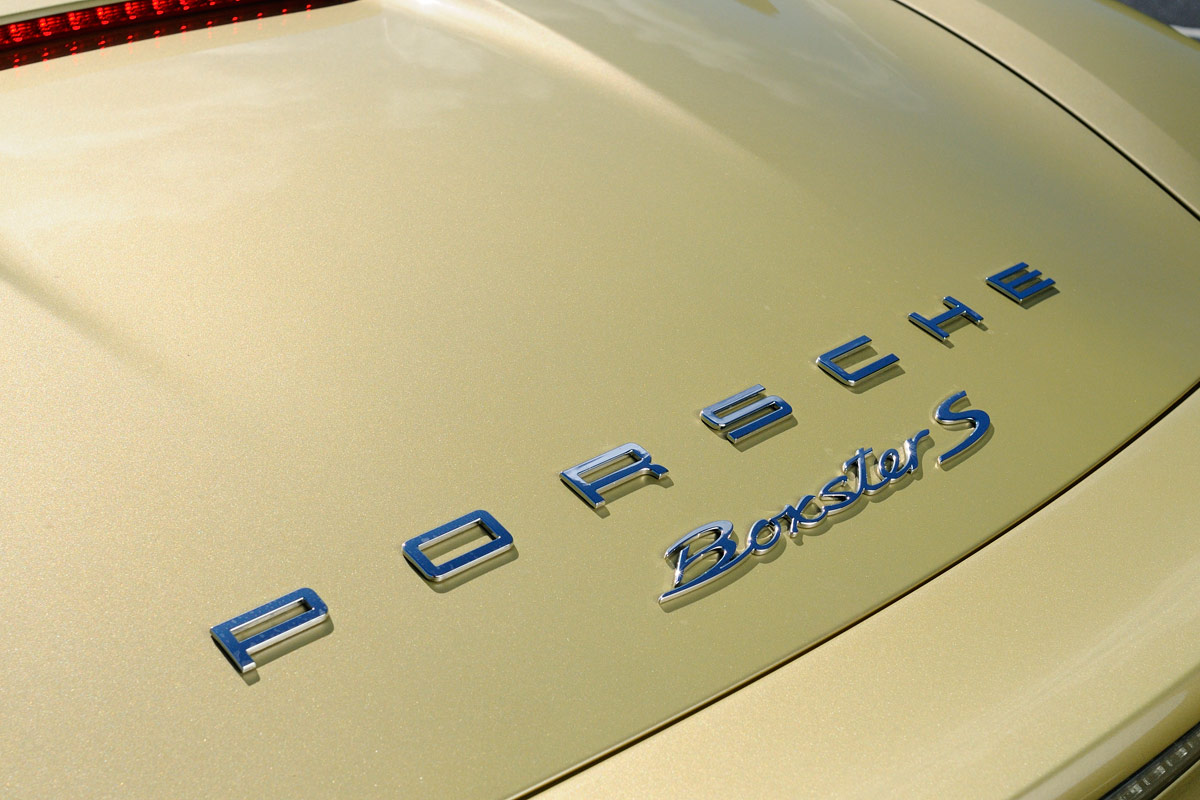 Porsche Boxster S badge