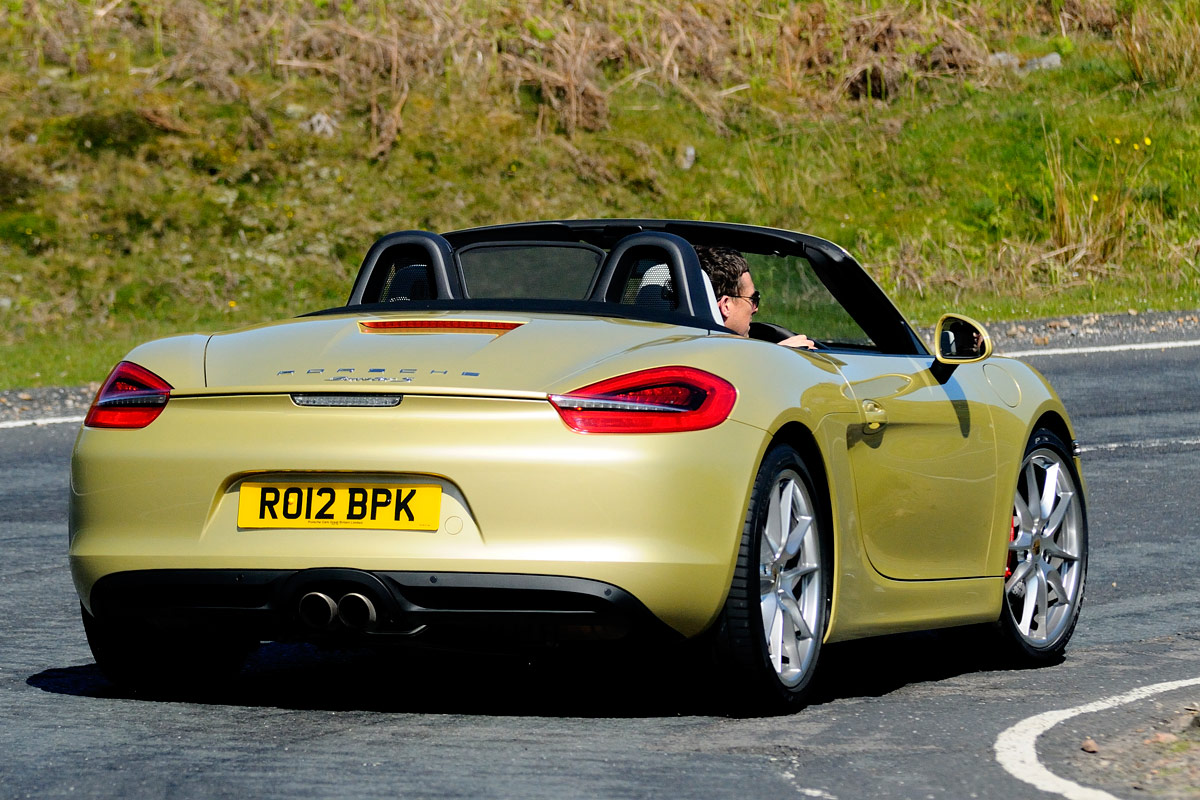 Porsche Boxster S rear cornering