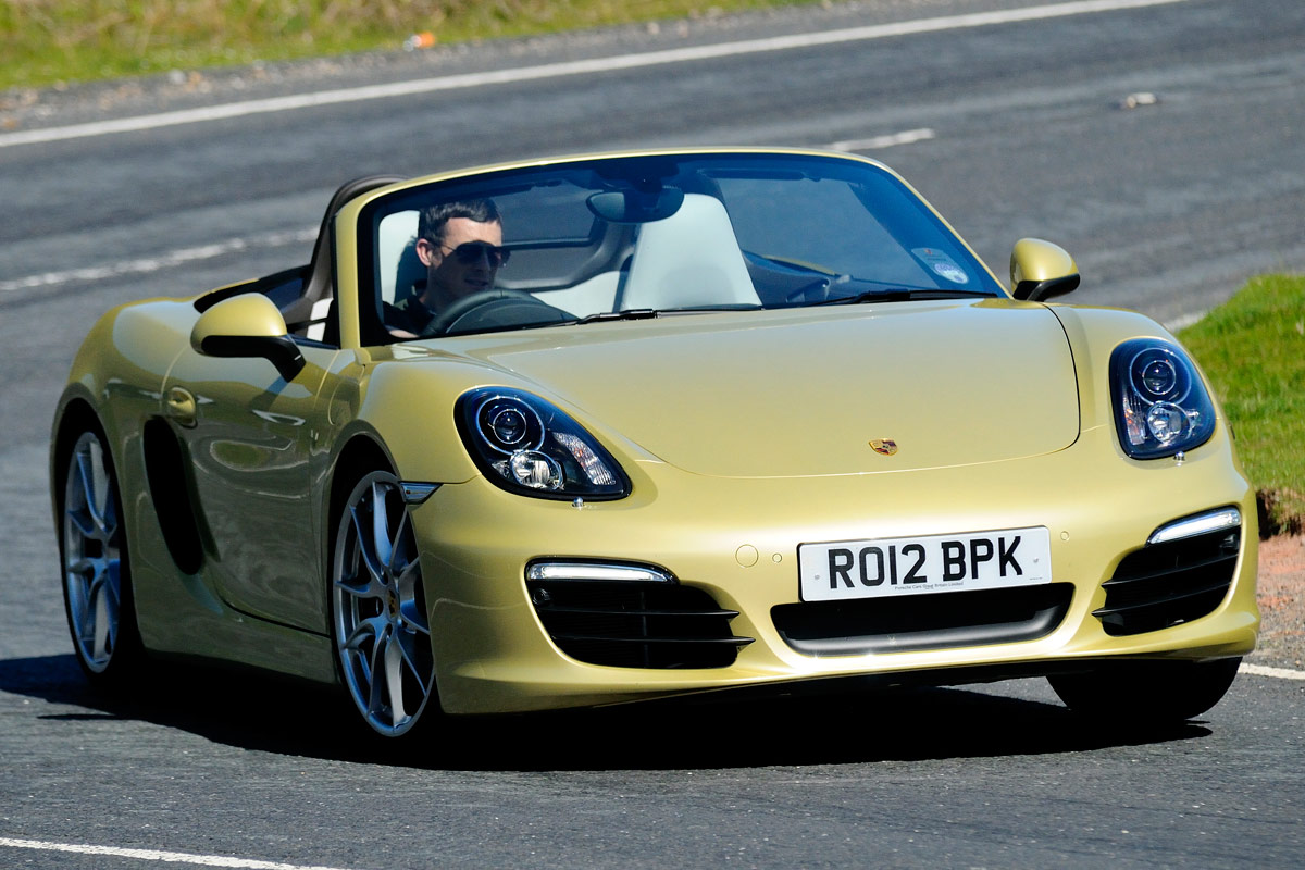 Porsche Boxster S front cornering