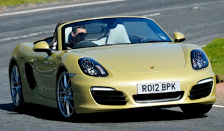Porsche Boxster S front cornering