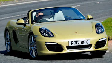 Porsche Boxster S front cornering