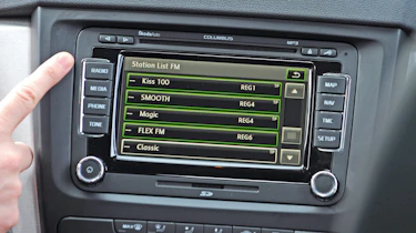Skoda Yeti touchscreen display