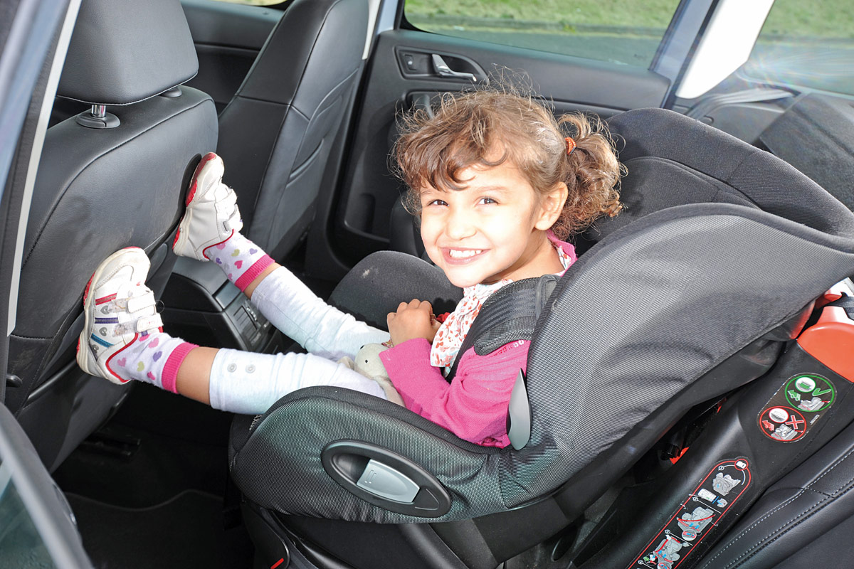 Skoda Yeti child seat