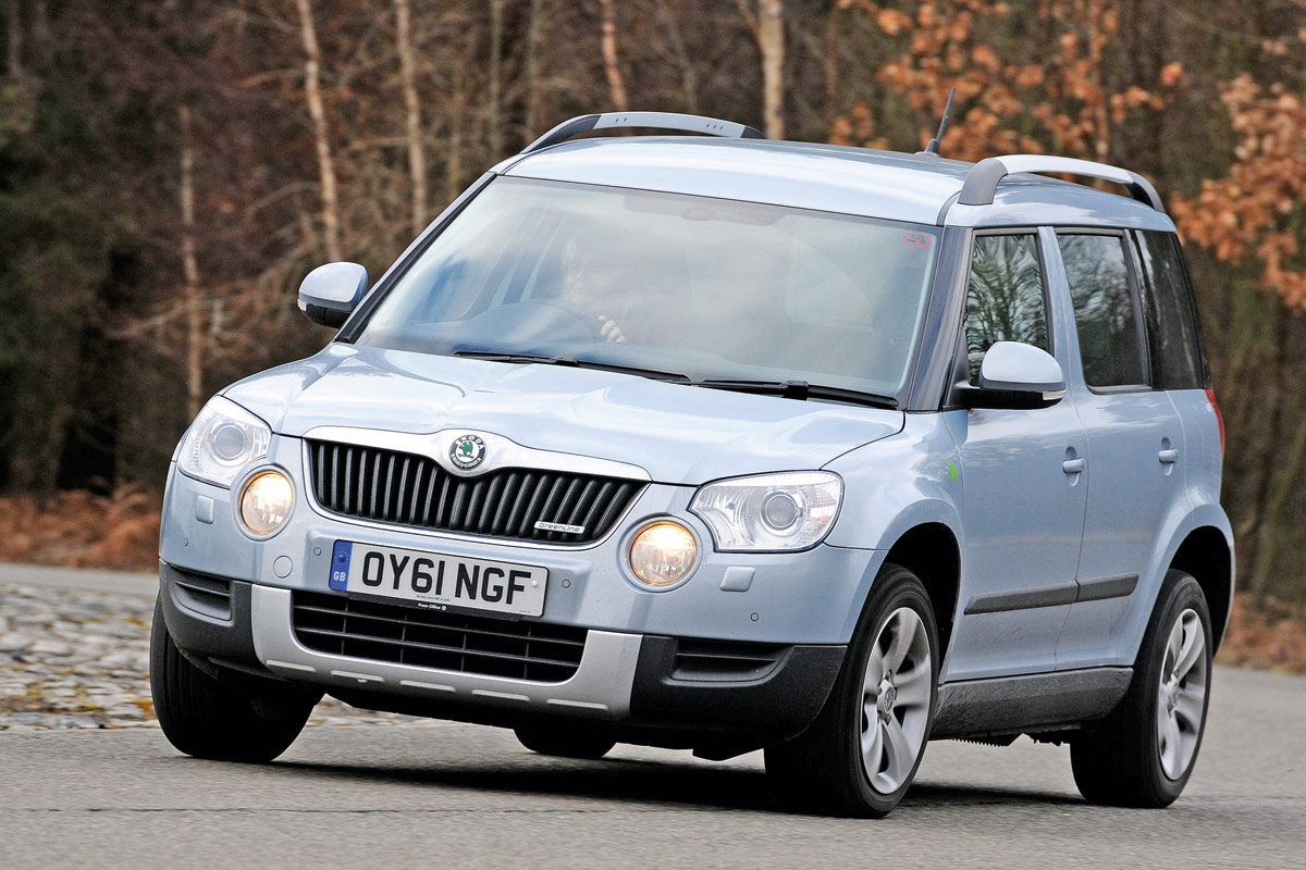 Skoda Yeti front cornering