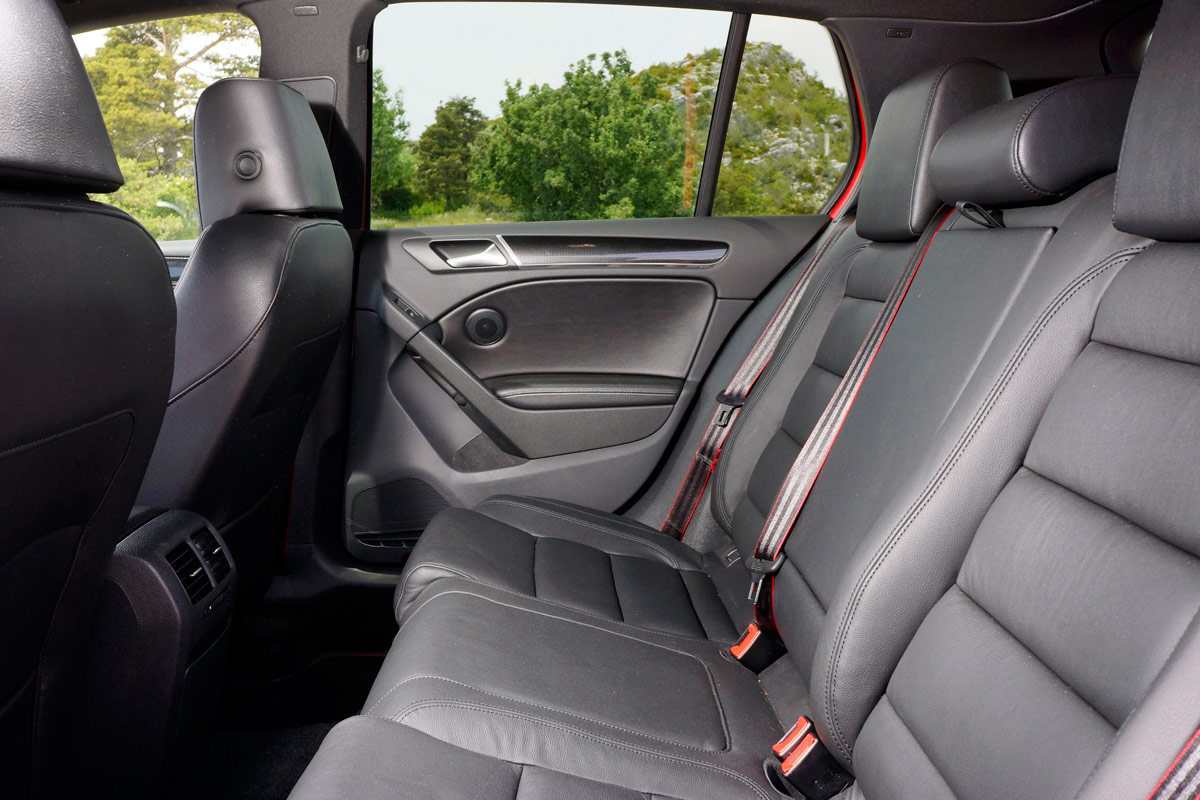 VW Golf GTI Edition 35 rear seats