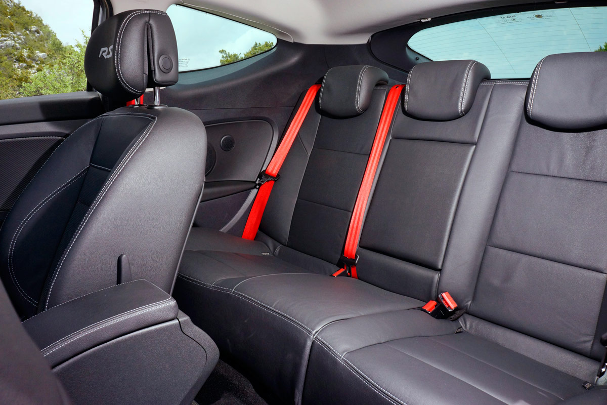 Renaultsport Megane 265 rear seats