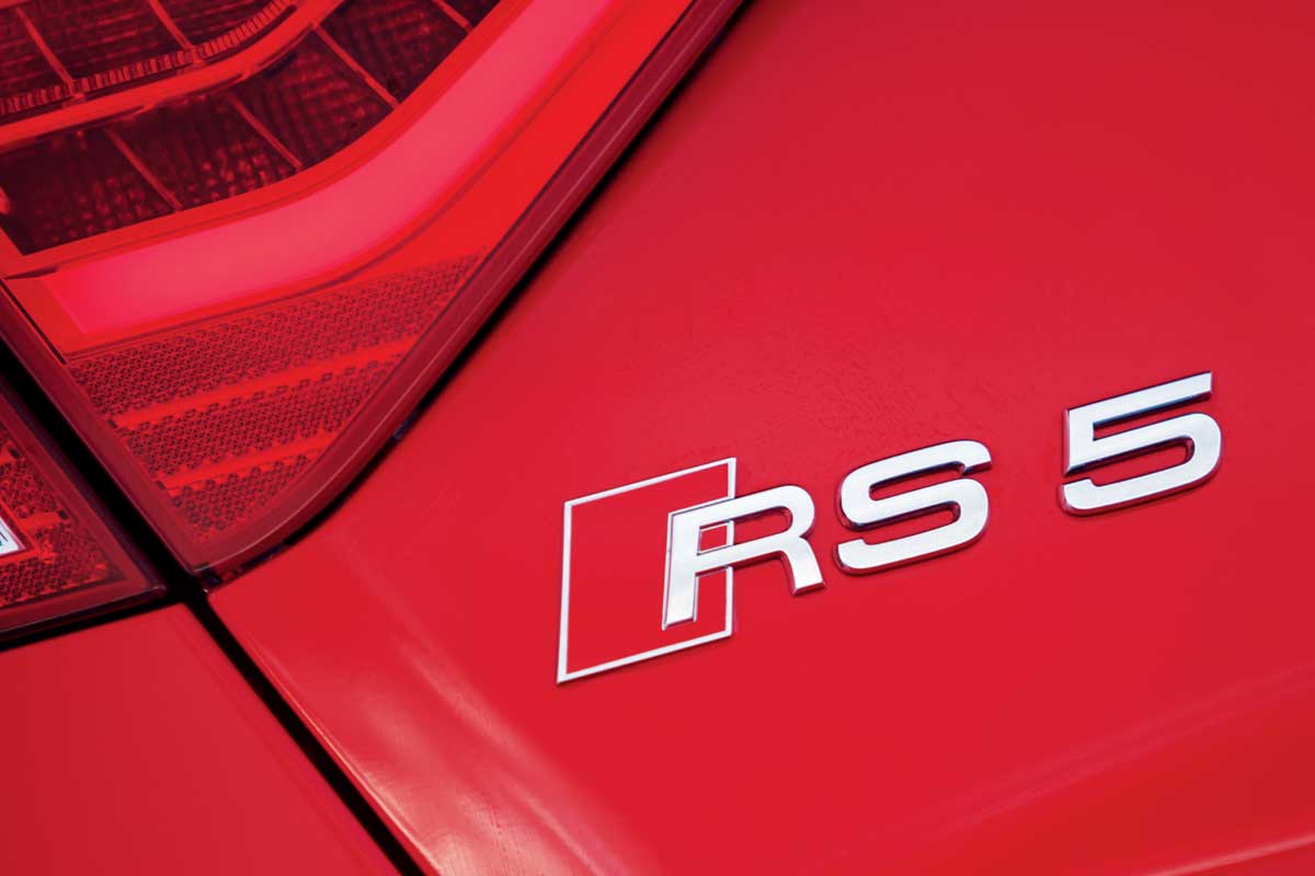 Audi RS5 badge