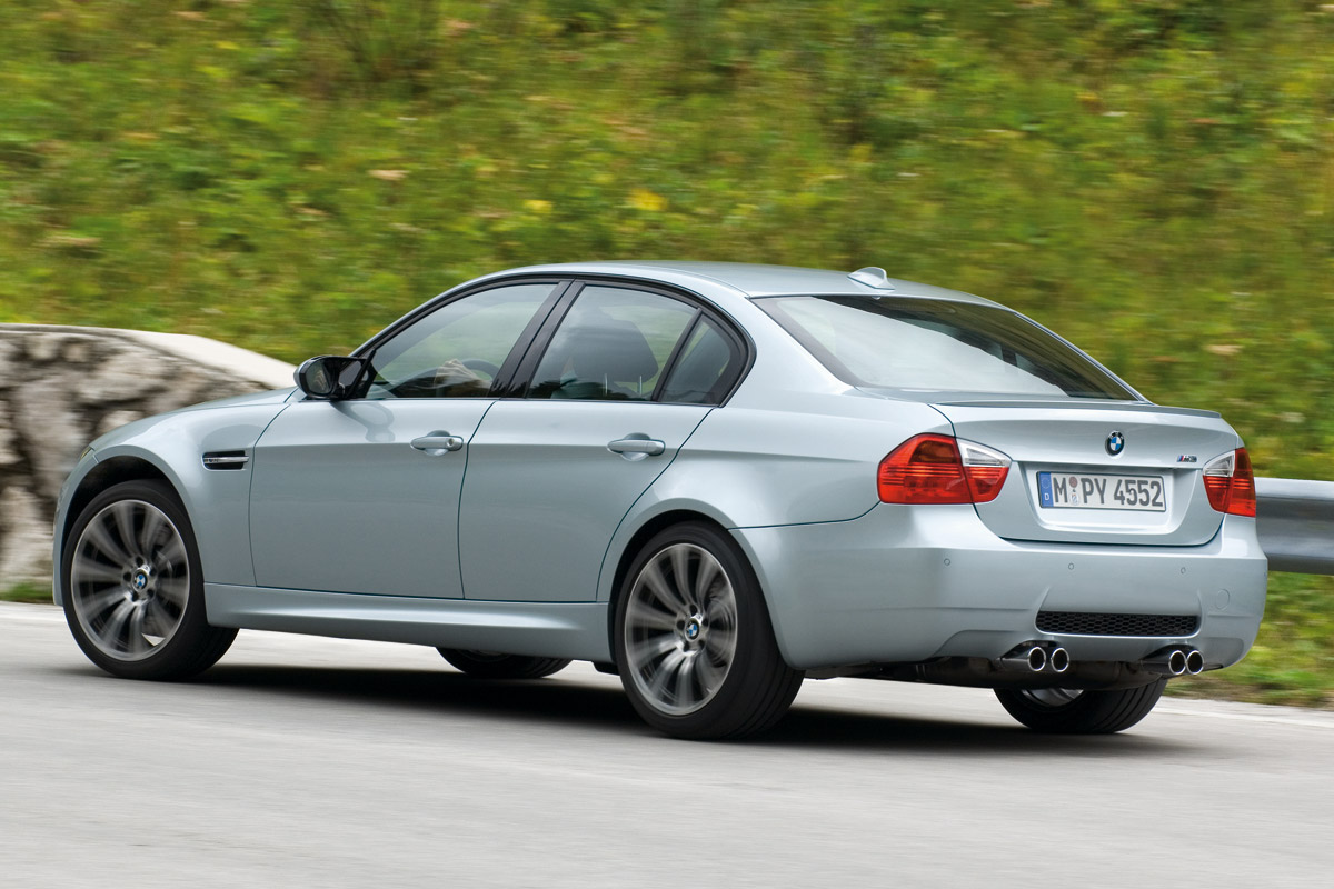 BMW M3 saloon rear