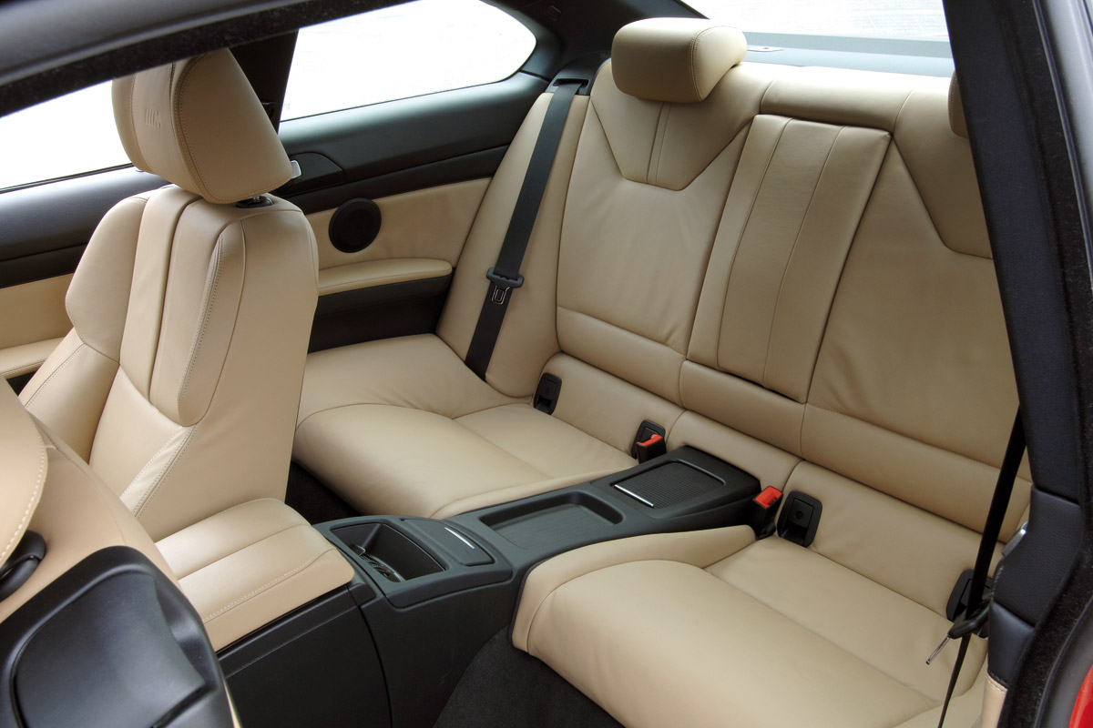 BMW M3 rear seats