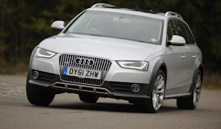 Audi A4 allroad front cornering