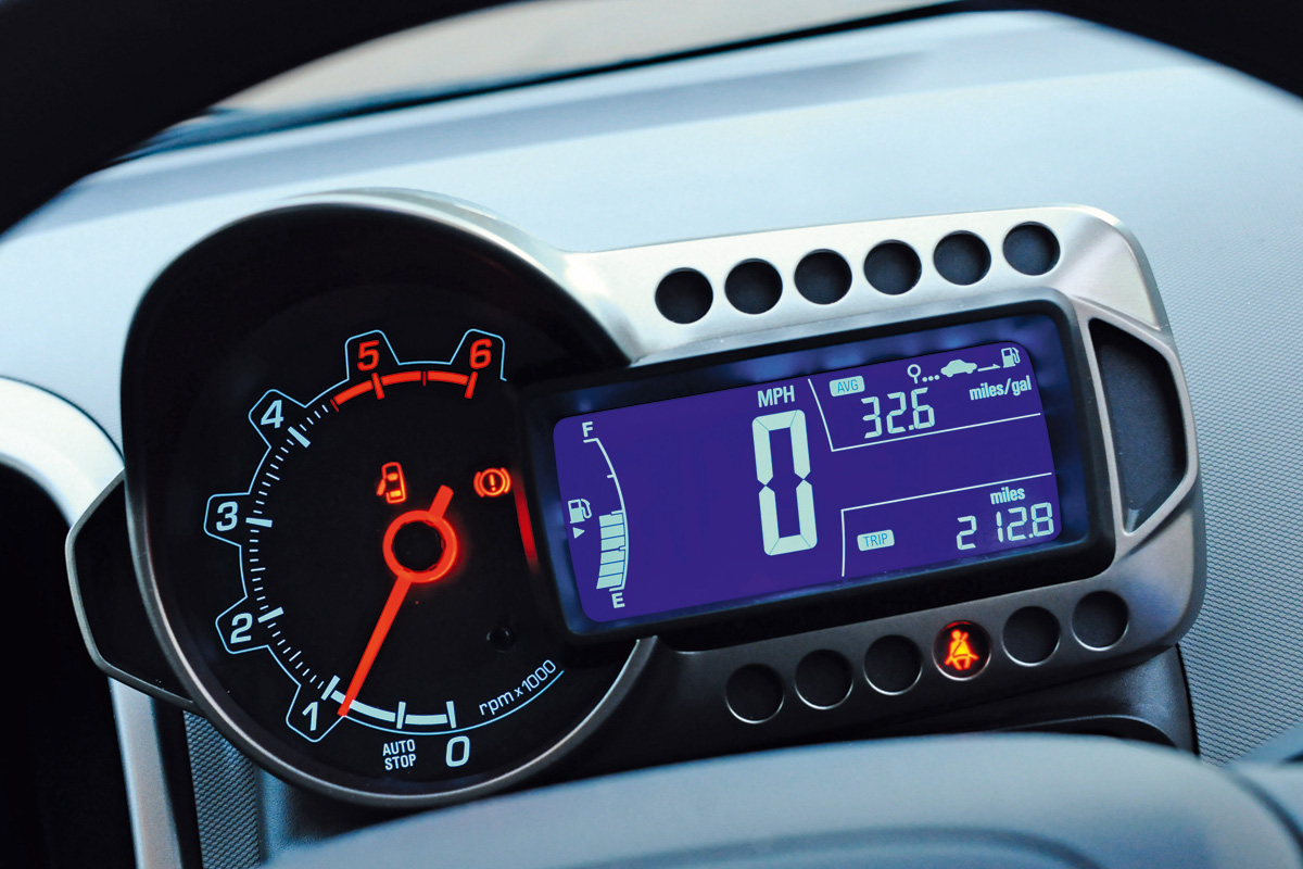 Chevrolet Aveo dials