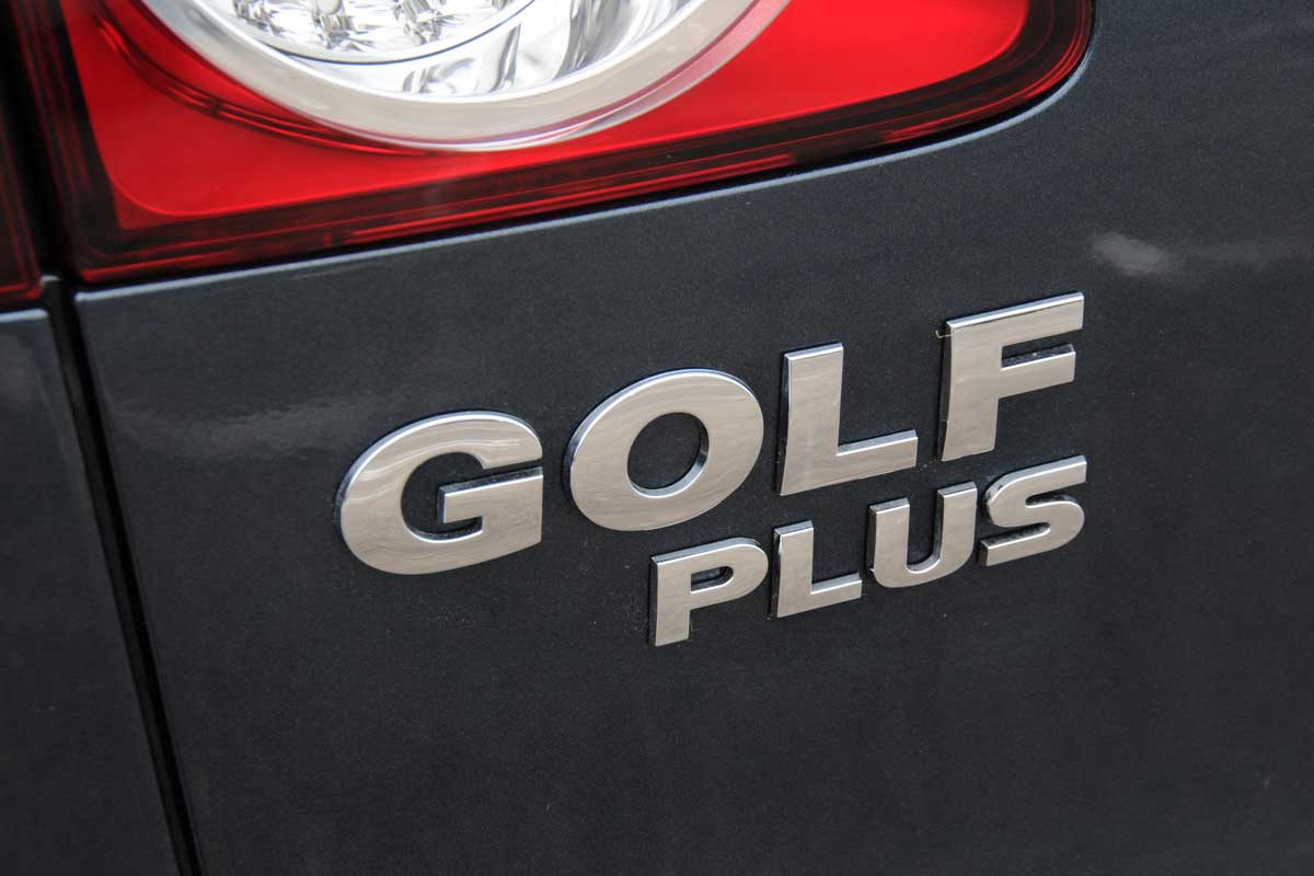 Volkswagen Golf Plus badge