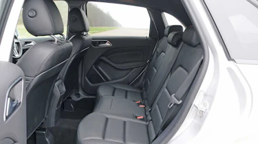 Mercedes B-Class rear seats