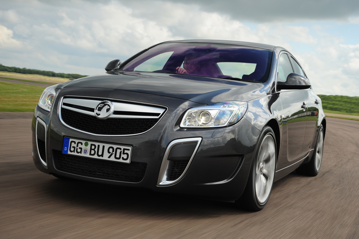 Vauxhall Insignia VXR saloon front cornering