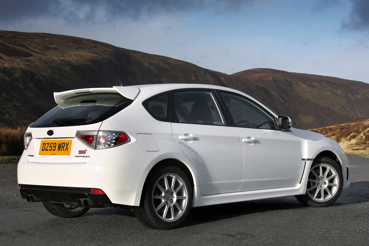 Subaru WRX STi Hatchback rear three-quarters