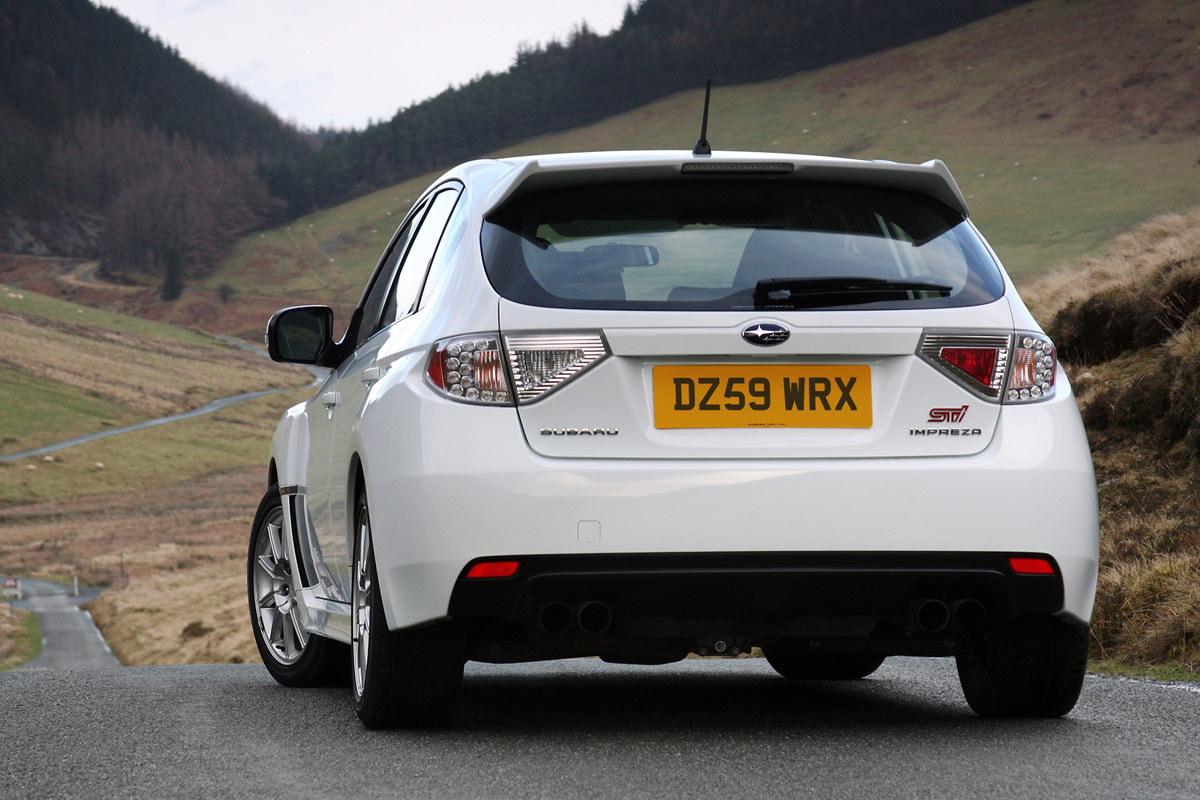 Subaru WRX STi hatchback rear