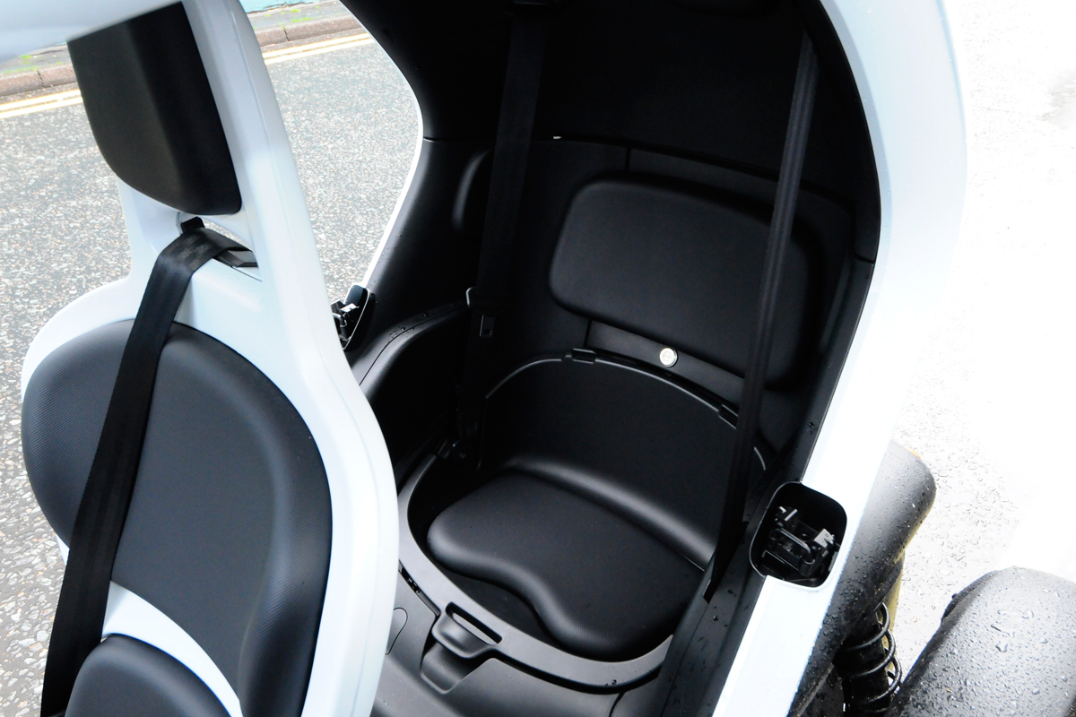 Renault Twizy rear seat