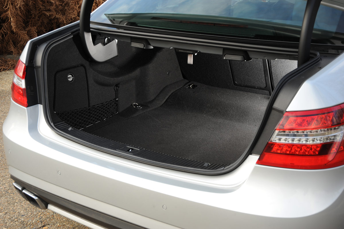 Mercedes E63 AMG boot