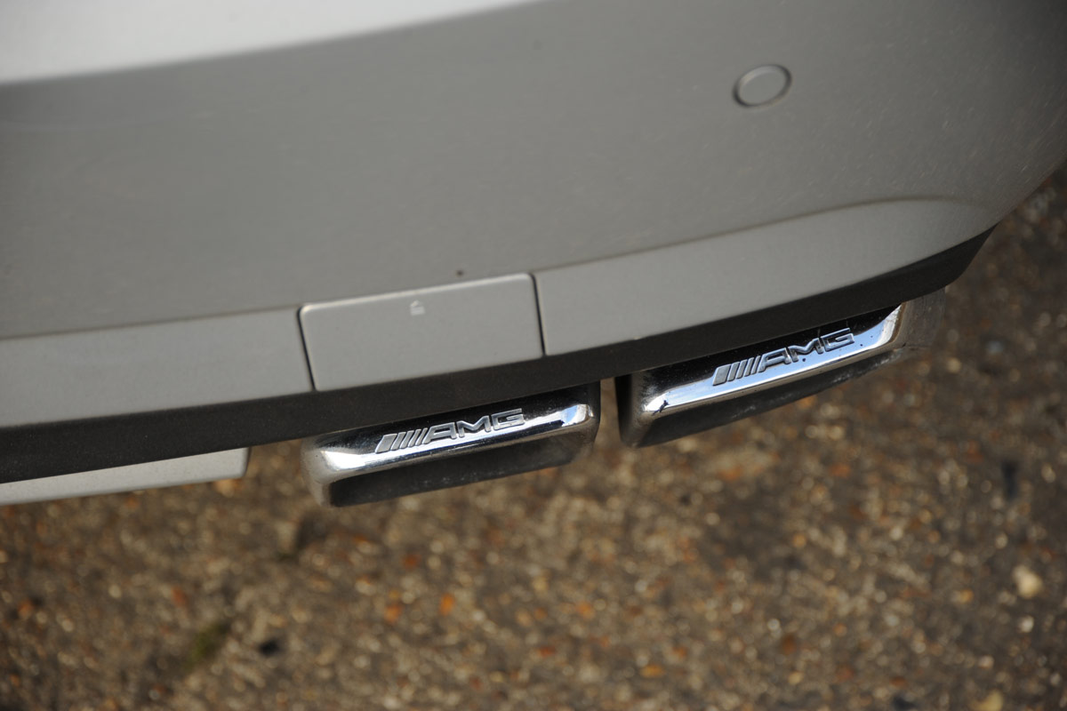 Mercedes E63 AMG exhausts