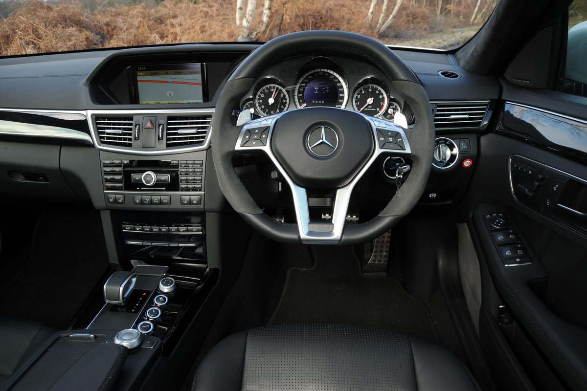 Mercedes E63 AMG interior