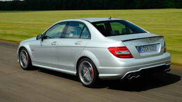 Mercedes C63 AMG rear tracking