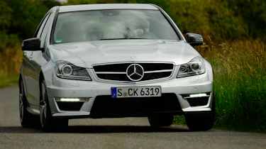 Mercedes C63 AMG front cornering