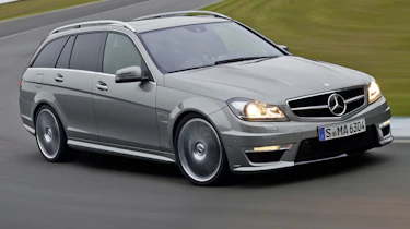 Mercedes C63 AMG Estate front tracking