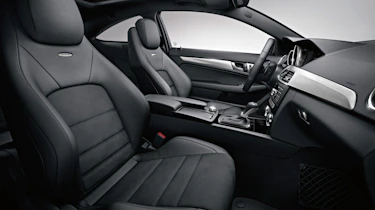 Mercedes C63 AMG Coupe interior