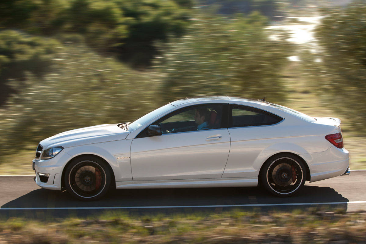 Mercedes C63 AMG Coupe profile