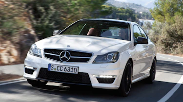 Mercedes C63 AMG Coupe front tracking