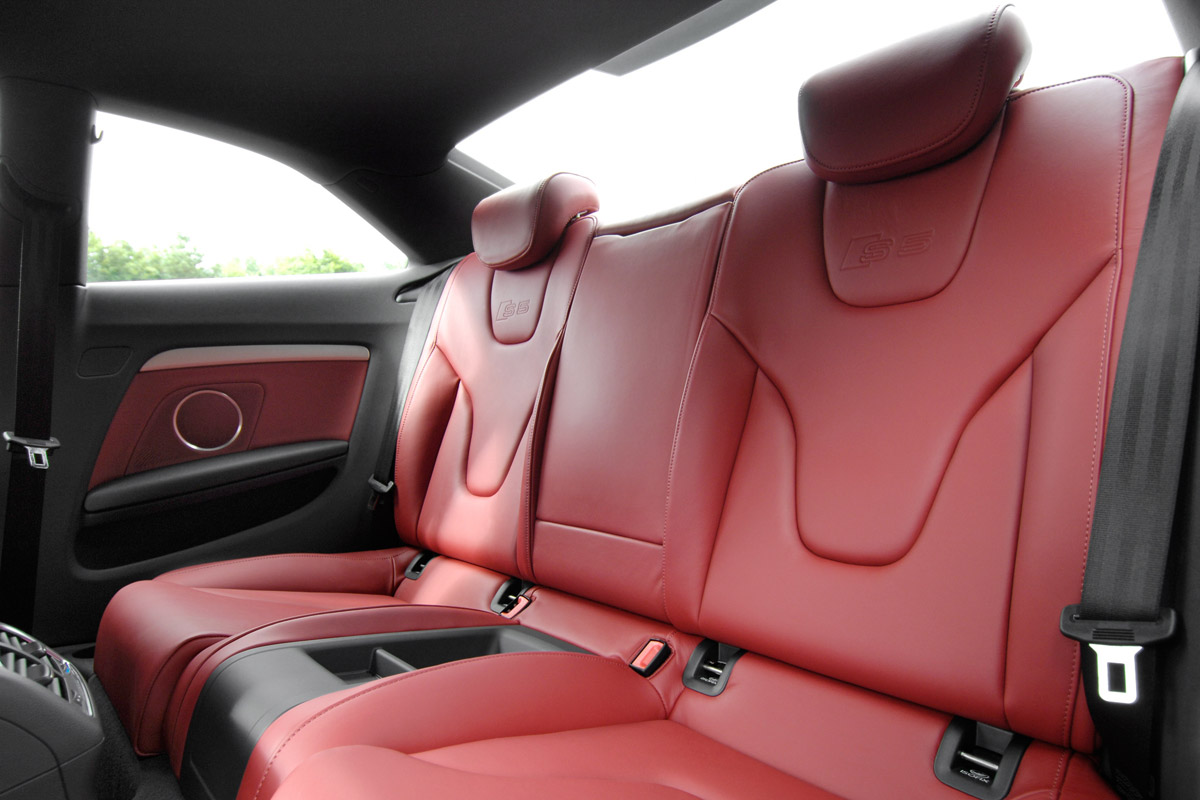 Audi S5 rear seats