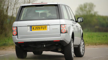 Range Rover rear cornering