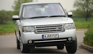 Range Rover front cornering