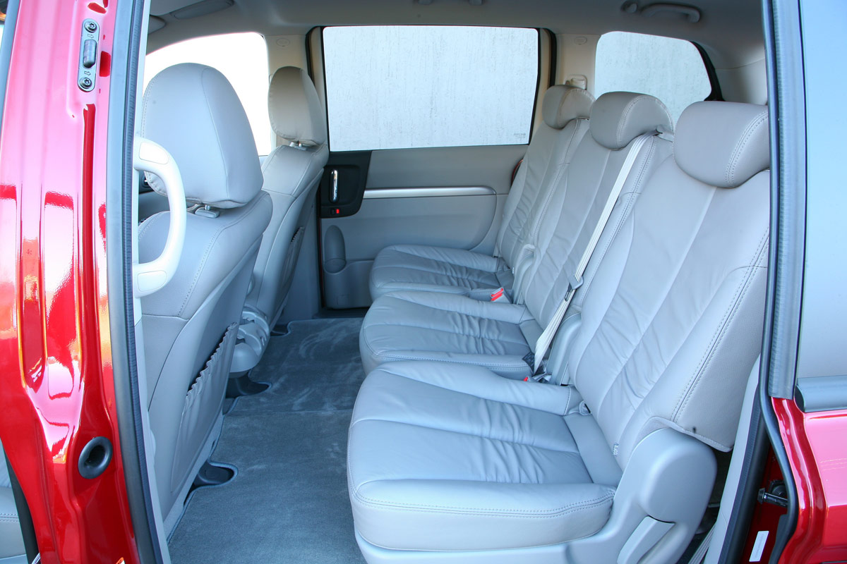 Kia Sedona rear seats