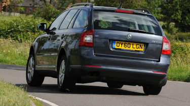 Skoda Octavia Estate rear cornering