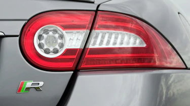 Jaguar XKR Convertible badge