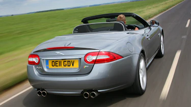 Jaguar XKR Convertible rear tracking