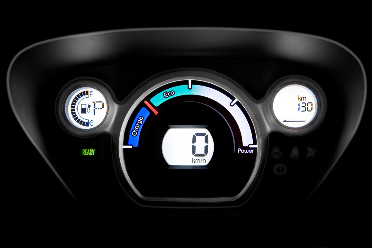 Citroen C-Zero dials