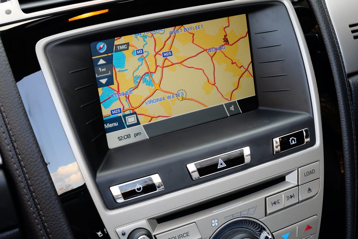 Jaguar XK Convertible sat-nav