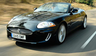 Jaguar XK Convertible front tracking