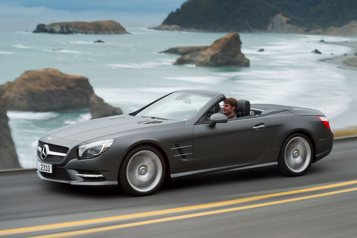 Mercedes SL panning