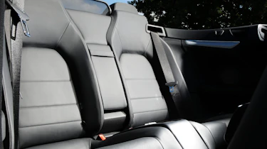 Mercedes E-Class Cabriolet rear seats