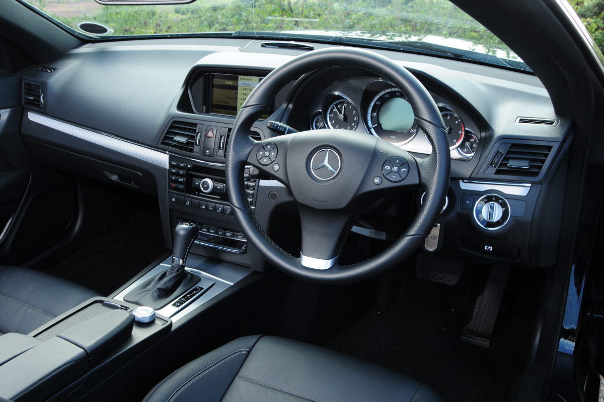 Mercedes E-Class Cabriolet interior