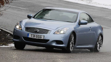 Infiniti G37 front cornering
