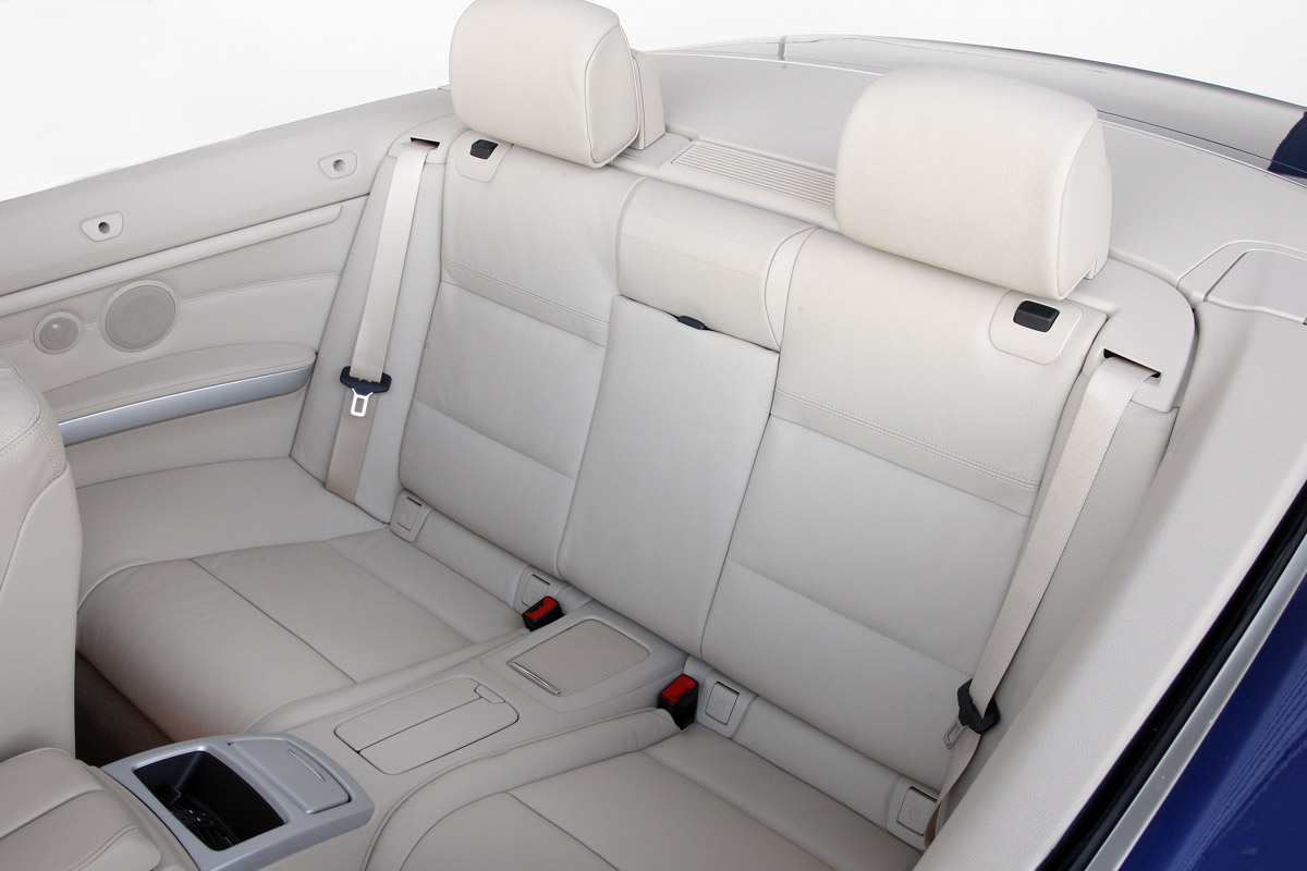 BMW 3 Series Convertible rear seats