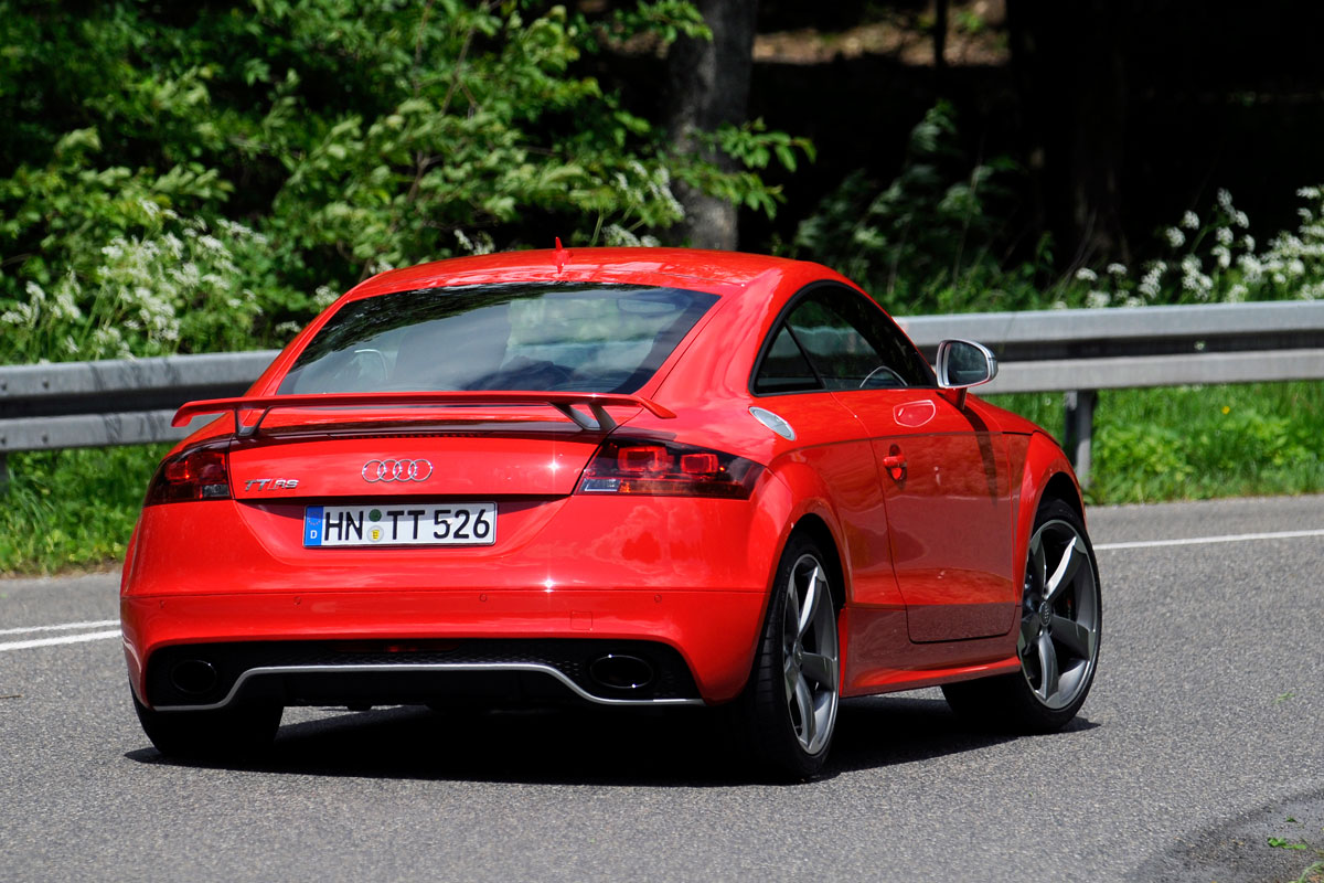 Audi TT RS rear cornering